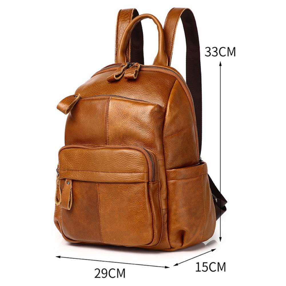 Zency Top Layer Cowhide Backpa - đánh giá và giá Fashion Backpack Women